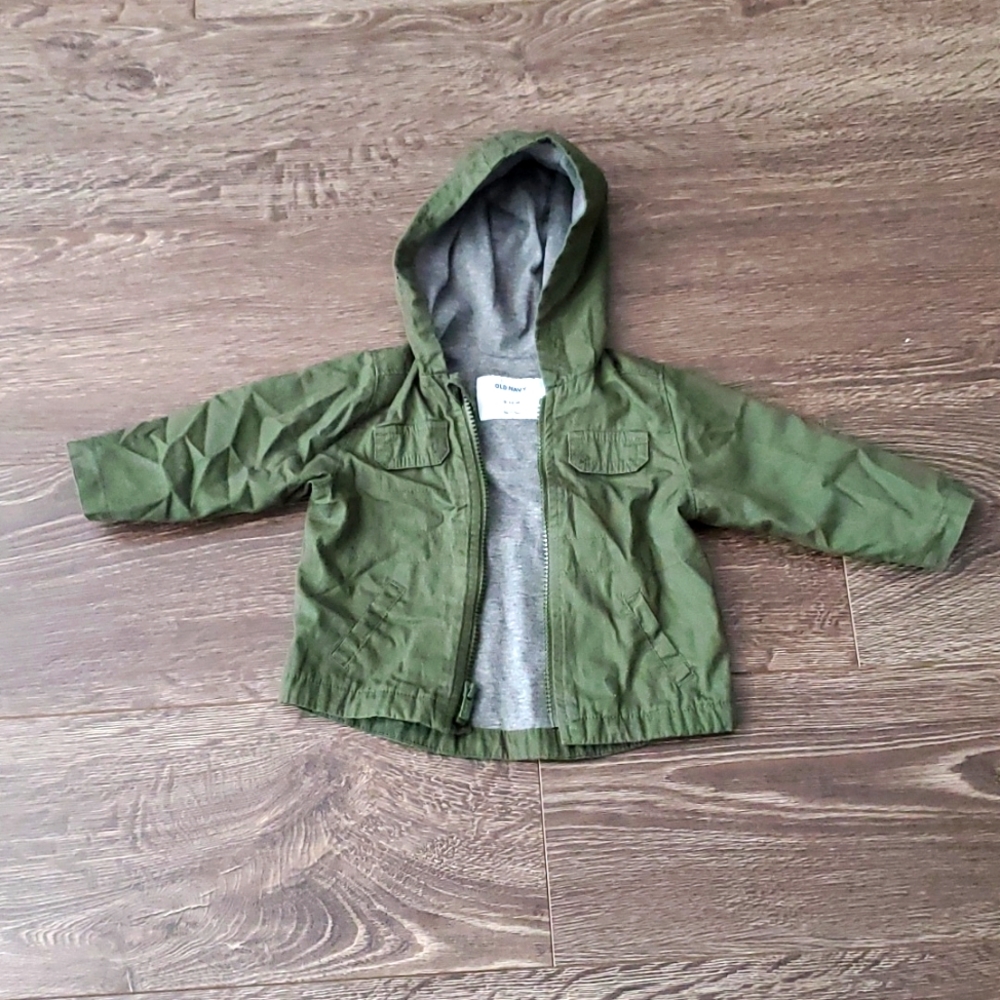 Kids Light weight Green Spring Jacket - Windbreaker Old Navy